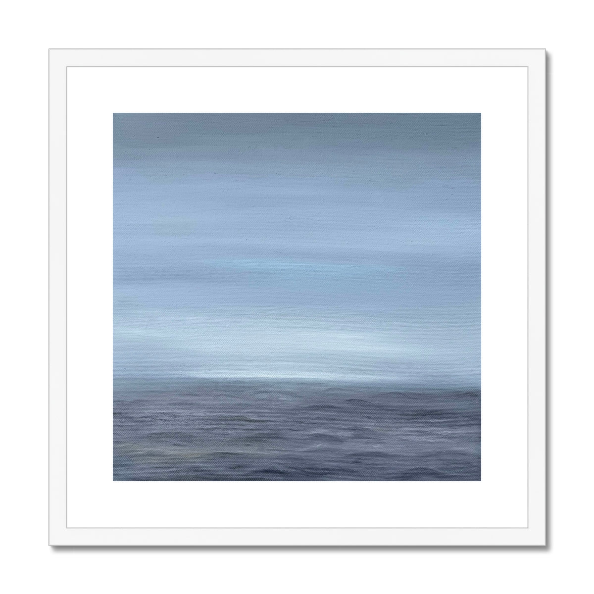 Silent Grey Framed & Mounted Print