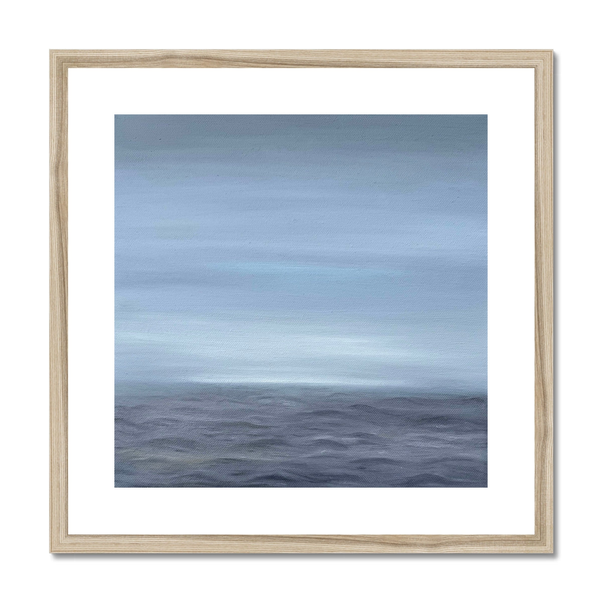 Silent Grey Framed & Mounted Print