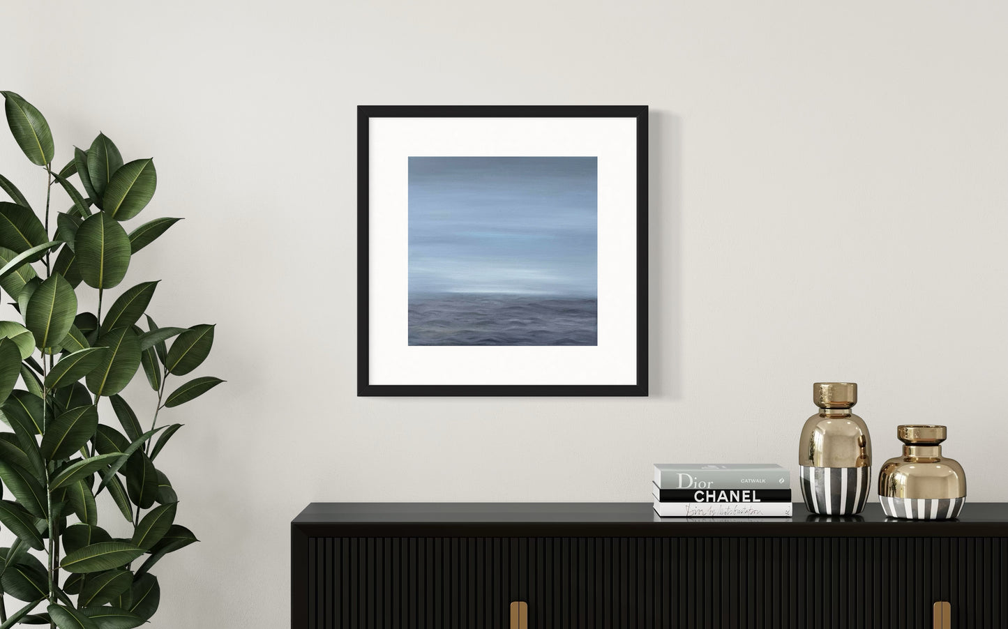 Silent Grey Framed & Mounted Print