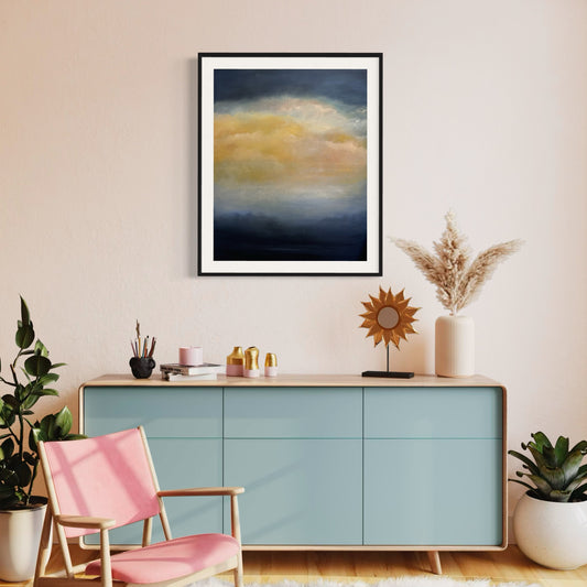 Golden Times Framed & Mounted Print