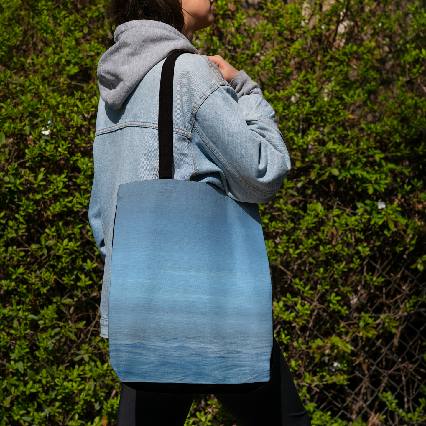 Blue Horizon Canvas Tote Bag